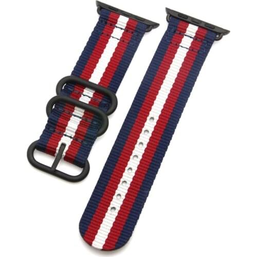 Woven Nylon Watchband for Apple Watch Band Series 3/2/1 Sport Bracelet 42mm 38mm Strap for iWatch Band