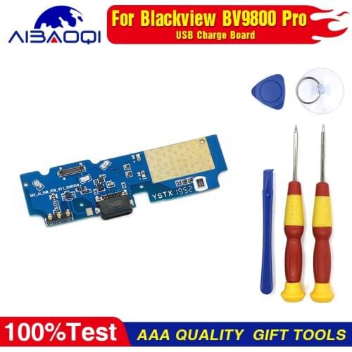 USB Plug Charge Board+Microphone For Blackview BV9800 Pro Phone Flex Cables Charging Module Perfect Replacement Parts Free Tools