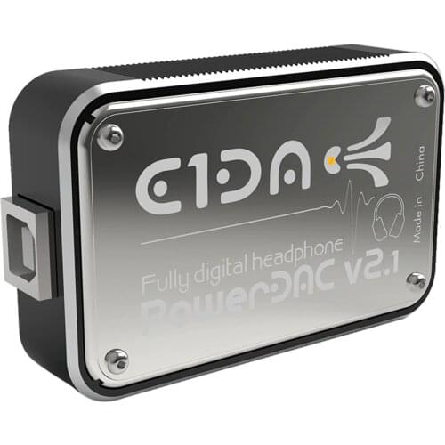 E1DA Power DAC V2.1 Headphone Amplifier PEQ DSP BLE DAC with 2.5/3.5 Adapter, Type B to A Cable