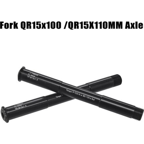 MTB fork QR15x100 QR15X110MM Thru Axle Lever Accessories for ROCKSHOX 38g, 15x100 QR15 15*100