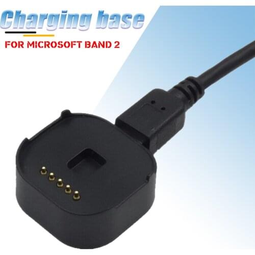 USB Smartwatch Charger Base Charging Cable Adapter Safety Fast Stable Portable Charge Accessories For Microsoft Band 2 / Band2
