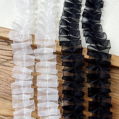 1M New Lace Fabric Yellow Pink Green Guipure Laces Materials Tulle Lace Fabric 18cm Ribbon Sewing Trim encajes para costura LE4