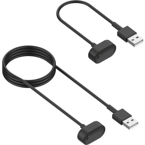 1m Charger Cable For Fitbit Inspire 2 Replacement USB Charging Cable Cord Clip Dock Accessories For Fitbit Inspire/Inspire HR