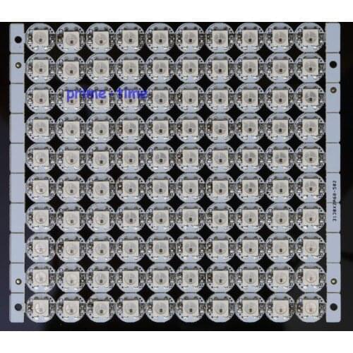 10-1000pcs/Lot! 5V WS2812B Built-in WS2811 IC LED Chip 5050 SMD individually addressable with mini PCB board (10mm*3mm) Heatsink