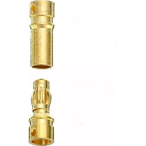 10 Pairs (= 20 stks/partij) 3.5mm Vergulde Mannelijke Vrouwelijke Bullet Banana Connector Plug Voor ESC Batterij Motor