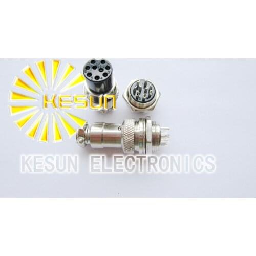 10pair Male & Female Diameter 16mm Wire Panel Connector GX16 9P GX16-9 M16 circular connector Socket Plug