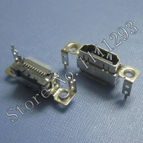 10pcs/lot HDMI Jack Connector 21pin for TCL L26M80 L26M90 L32M80 L32M90 Philips 24PFF3655/T3 etc TV P/N: A111972-A-15-R