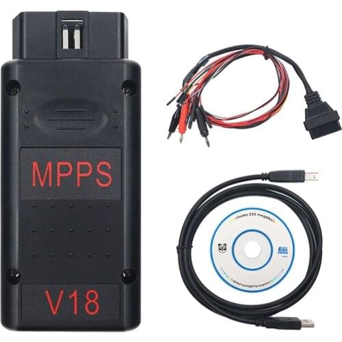 2021 MPPS V18 Ecu Chip Tuning Scanner Breakout TRICORE+MULTIBOOT Cable Flasher Programmer Professional OBD Auto Diagnostic Tool