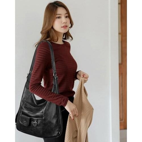 2021 NEW Hot Women Leather Handbags Women Messenger Bags Designer Crossbody Bag Women Top-handle Bags Tote Shoulder Bags