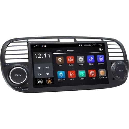 IPS DSP 4GB 64GB 1 Din Android 10.0 Car Multimedia DVD Player For FIAT 500 Radio GPS Navigation Stereo Audio Head unit 8 Core