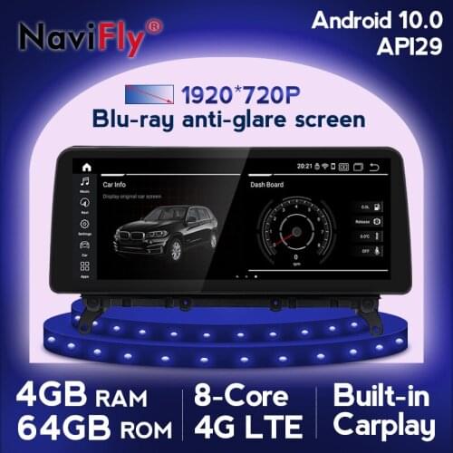 NaviFly Car Multimedia Player For BWM X3 F25 2010-2016 / X4 F26 2014-2016 Android 10.0 Autoradio Headunit Navigation GPS Carplay