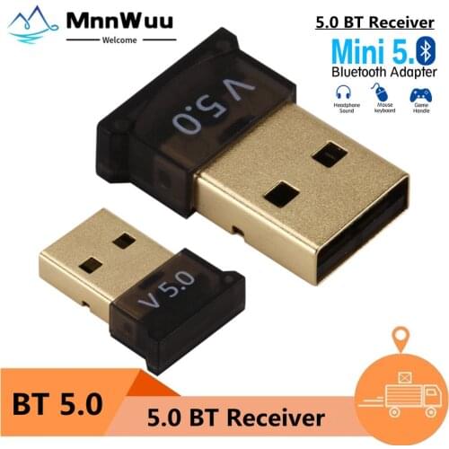 Wireless USB Bluetooth 5.0 Adapter Music Receiver MINI BT5.0 Dongle Audio Adapter for Computer PC Laptop Tablet