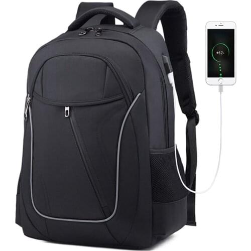 Weysfor Vogue Large Laptop USB Charg Backpack Rucksack Bag Anti Theft Men Women Backbag Travel Daypacks Leisure Backpack Mochila