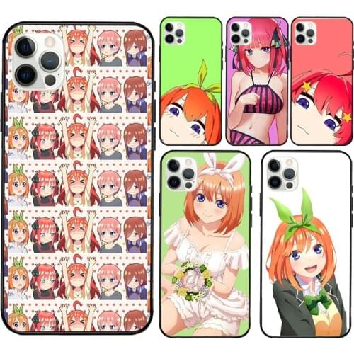 Itsuki Nino Yotsuba Nakano Case For iPhone 12 Pro Max 12 Mini X XR XS Max SE 2020 7 8 Plus 11 Pro Max Cover Coque