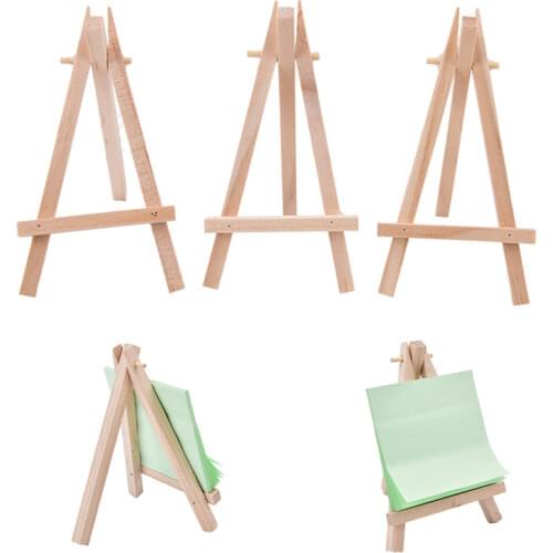 1pc Wooden Mini Easel Stands Table Card Stand Holder Small Picture Display Stand for Home Party Wedding Decorations