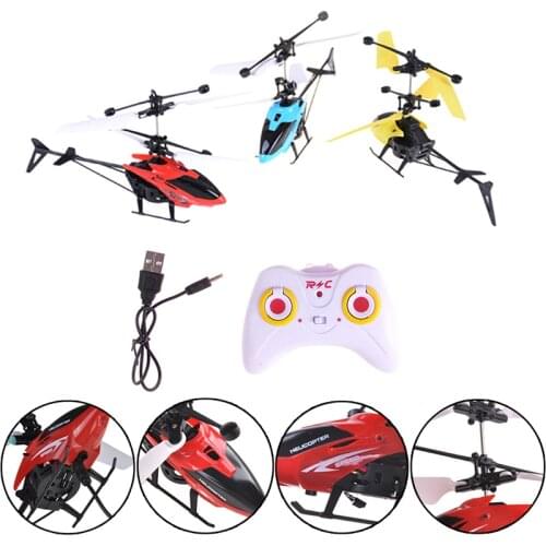 New Kids Gift RC Helicopter Mini RC Drone With Crash Gyro Resistant RC Toys For Boy Flying