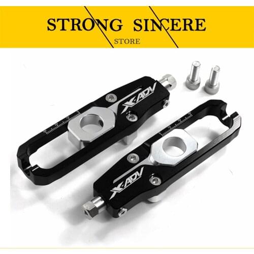 For Honda x adv 750 xadv x-adv 2017- 2018 Chain Adjusters Tensioners CNC Aluminum For honda motorcycle chain adjuster