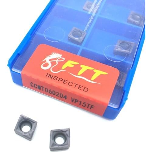 FTT CCMT060204 VP15TF High quality Internal Turning Tools Carbide insert Lathe cutter Tool Tokarnyy turning insert CCMT 060204