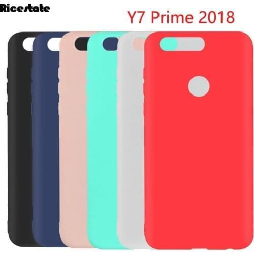 Huawei Honor Y7 Prime 2018 Honor 7C pro 5.99"inch Frosted Matte Case Huawei Y7 Pro 2018 Back Cover Protect Skin Silicon case