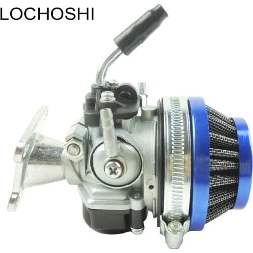 LOCHOSHI Racing Carburetor Air Filter Assembly Intake Pipe For 49cc 50cc 60CC 66CC 80cc 2 Stroke Mini Pocket Bike ATV Bicycle