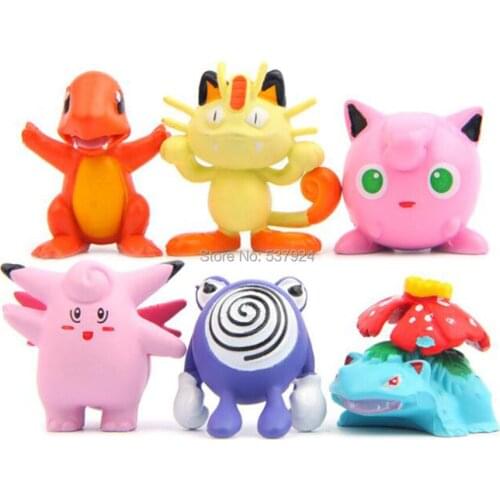 New 10 Sets Meo Clef Ven Jig 3.8CM PVC Action Figure Toy