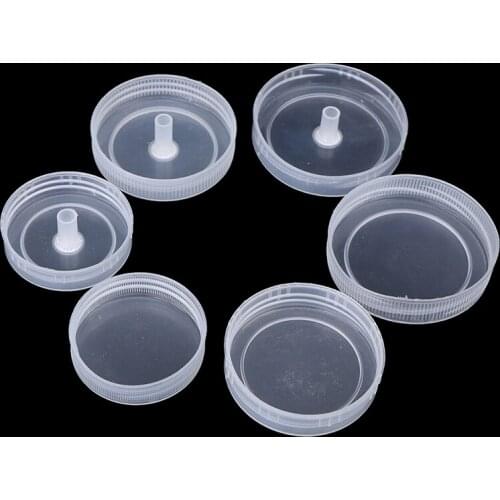Plastic Bacteria Tissue Culture Bottle Caps Garden Grow Seedlings Breathable Cover Glass Bottle Nursery Lids 20Pcs