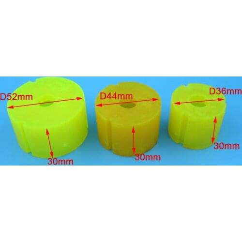 RC Model Accessaries Starter Rubber Head Super Wear-resistant 36/44/52mm*30mm Launcher Head Spare Parts