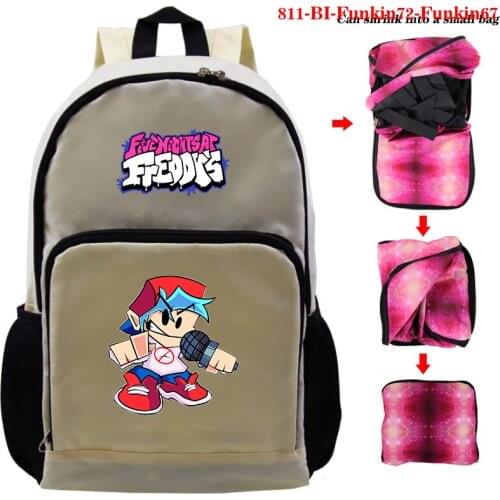 Friday Night Funkin Bagpack Mochilas Bags Kawaii Laptop Girls School Bag Sac A Dos Canvas Backpacks Women Shoulder Bags Knapsack