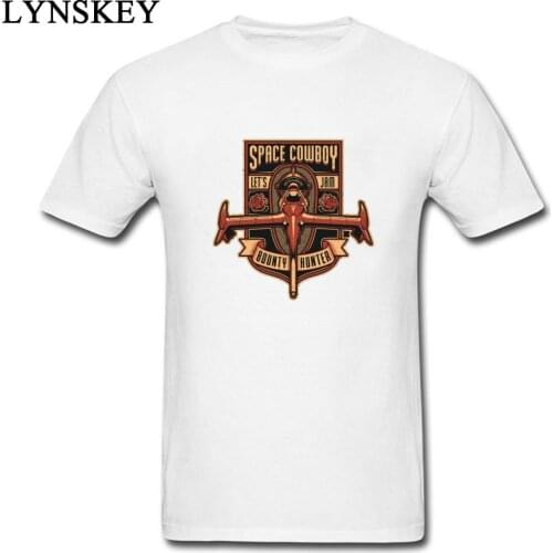 Pure Cotton Tops T Shirt Mens Funny Hipster Music T-Shirts 2018 Vintage Tshirt Just A Humble Bounty Hunter Cowboy Bebop
