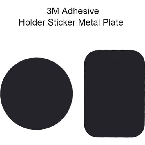 3M Adhesive Universal Replacement Metal Plate on Magnet Holder for Xiaomi Mi A2 Lite Car Mount Phone Holder Magnetic Stand Sheet