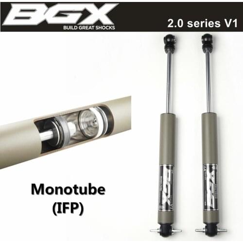 BGX MonoTube / IFP 2.0 Series Rear Shocks for 07-18 J-eep W-rangler JK 0-1" Lift