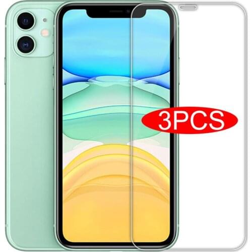 3PCS Full Cover Glass on the For iPhone 11 12 Pro X XR XS Max Tempered Screen Protector For iPhone 7 8 6 6s Plus 5 5s SE 11Glass