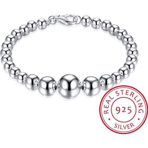 100% 925 Silver Fashion Womens Jewelry full Heart Bracelet 20cm For Gift Girl Lady Free Shipping Hot Sale Gift Wholesale