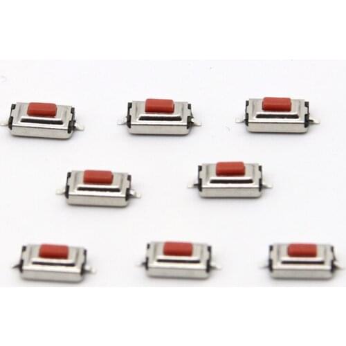 100PCS/Lot 3*6*2.5MM 3X6X2.5MM Tactile Tact Push Red Button Micro Switch Momentary