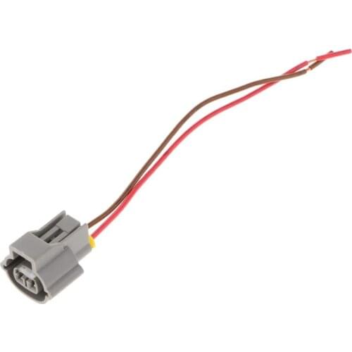 2pin Auto Electrical Housing Plug Turn Signal Light Wiring Plastic Cable Harness Connector 156 -Gray