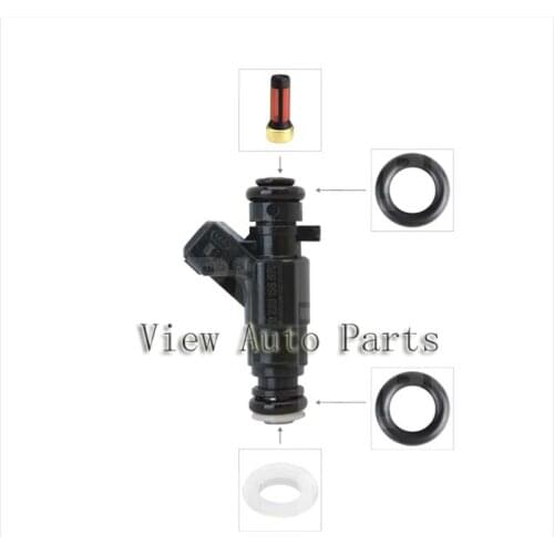 4 sets for Short Bosch Fuel Injector Repair Kits for GEELY XIALI OEM 0280155870 0280155835 VD-RK-0008