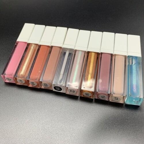 Free Charge LOGO Printing Custom OEM Private Label Long Lasting Waterproof Square Tube Liquid Lipstick Lipgloss