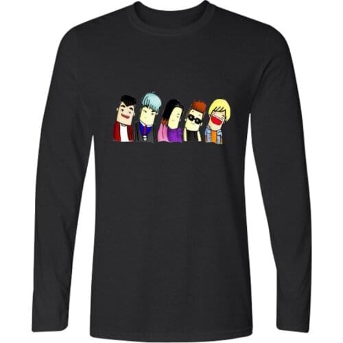 Bigbang funny cartoon t-shirts tee shirt fashion women men t shirts sport hip hop long sleeve unisex t-shirt sweatshirts tops