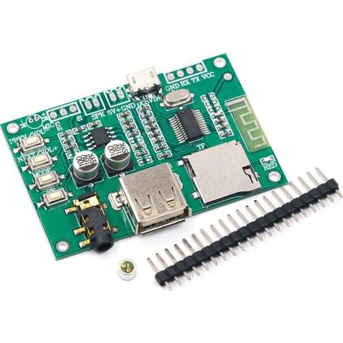 BT201 Dual Mode 5.0 Bluetooth Lossless Audio Power Amplifier Board Module Tf Card U Disk Ble Spp Serial Port Transparent Trans