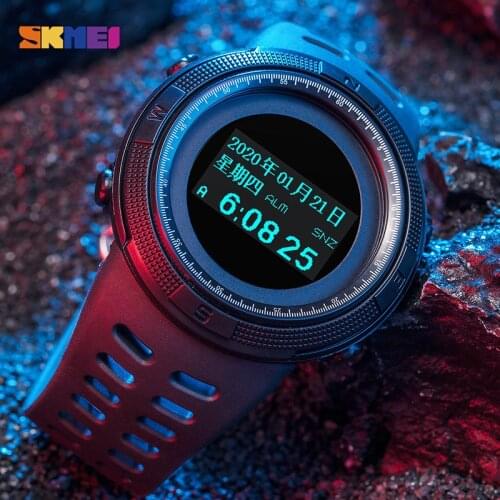 SKMEI Digital Mmilitary Compass Watch Mens Watches Clock Pedometer Chrono Calorie Waterproof Male Wristwatch Relogio Masculino
