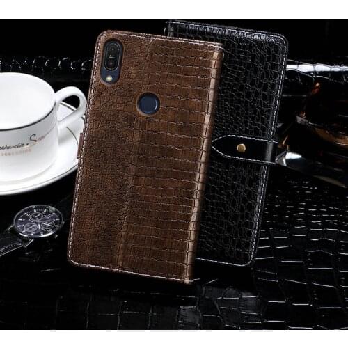 Case For Asus ZB601KL Case Cover Crocodile Grain Flip Leather Case For Asus Zenfone Max Pro M1 ZB601KL Cover Business Phone Case