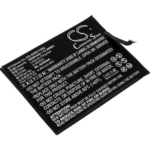 CS 3600mAh / 13.86Wh battery for GIONEE S11s, S11s Dual SIM, S11s Dual SIM TD-LTE BL-N3600A