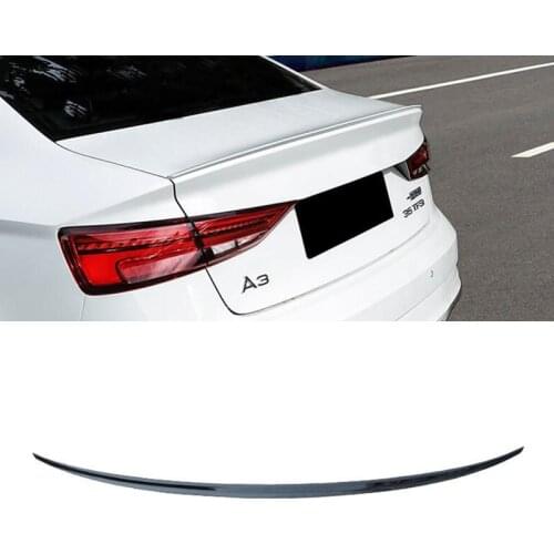 For Car Accessories Spoiler New Audi A3 S3 RS3 2014-2019 S3 Sedan Rear Lip Small Wing Tail Fin Decorative Refit Body Kit