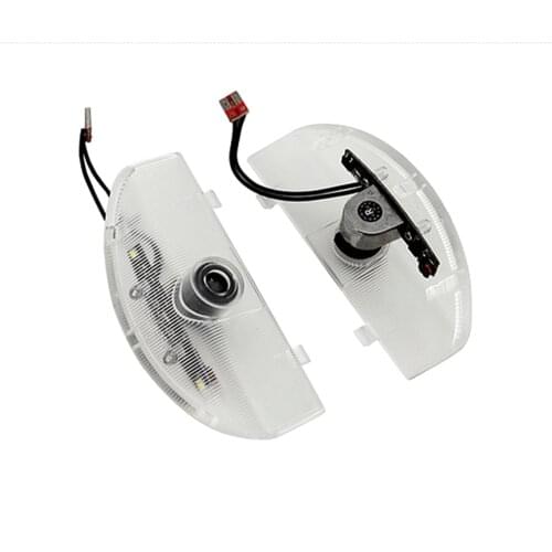 For Mitsubishi Montero Pajero 2006-2020 Grandis 2003-2011 2Pcs LED Car Welcome Door Logo Projector Light Accessories Decoration