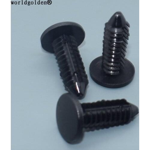 Worldgolden 100pcs auto fasteners Nylon Black or white color Retainer 495222