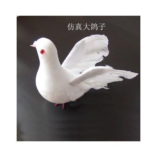 Dove dove wings of white pigeon square simulation bird ornaments decoration style statue