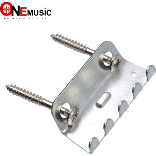 Chrome Electric Guitar Tremolo bridge Body Mount Claw for Double System Tremolo bridge