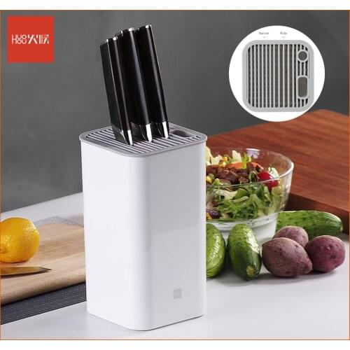 Huohou Multifunctional Knife holder Plastic Kitchen Tool Washed Knife Stand Kitchen Accessories Knife Universal Storage Rack