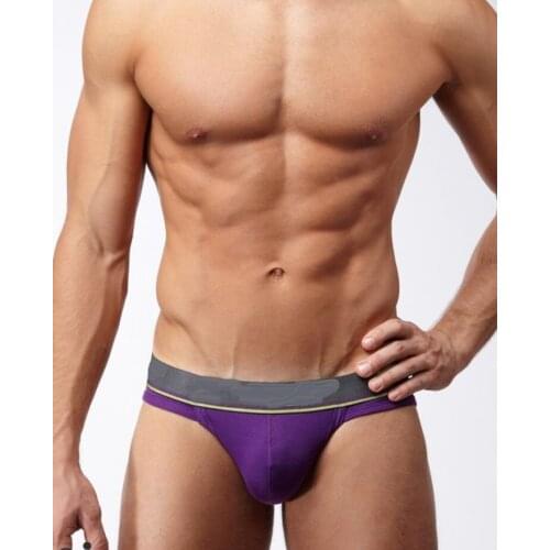 Men large pouch biefs underwears mens sexy underpants for male high quality cotton briefs gay man underwear