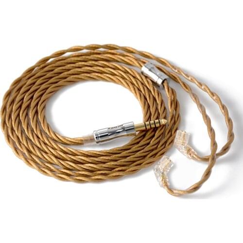 NICEHCK C4-3 Cable 5N Silver Plated Copper and Copper-Silver Alloy Mixed 3.5/2.5/4.4mm MMCX/0.78mm/QDC/NX7 2Pin For ST-10s CA16